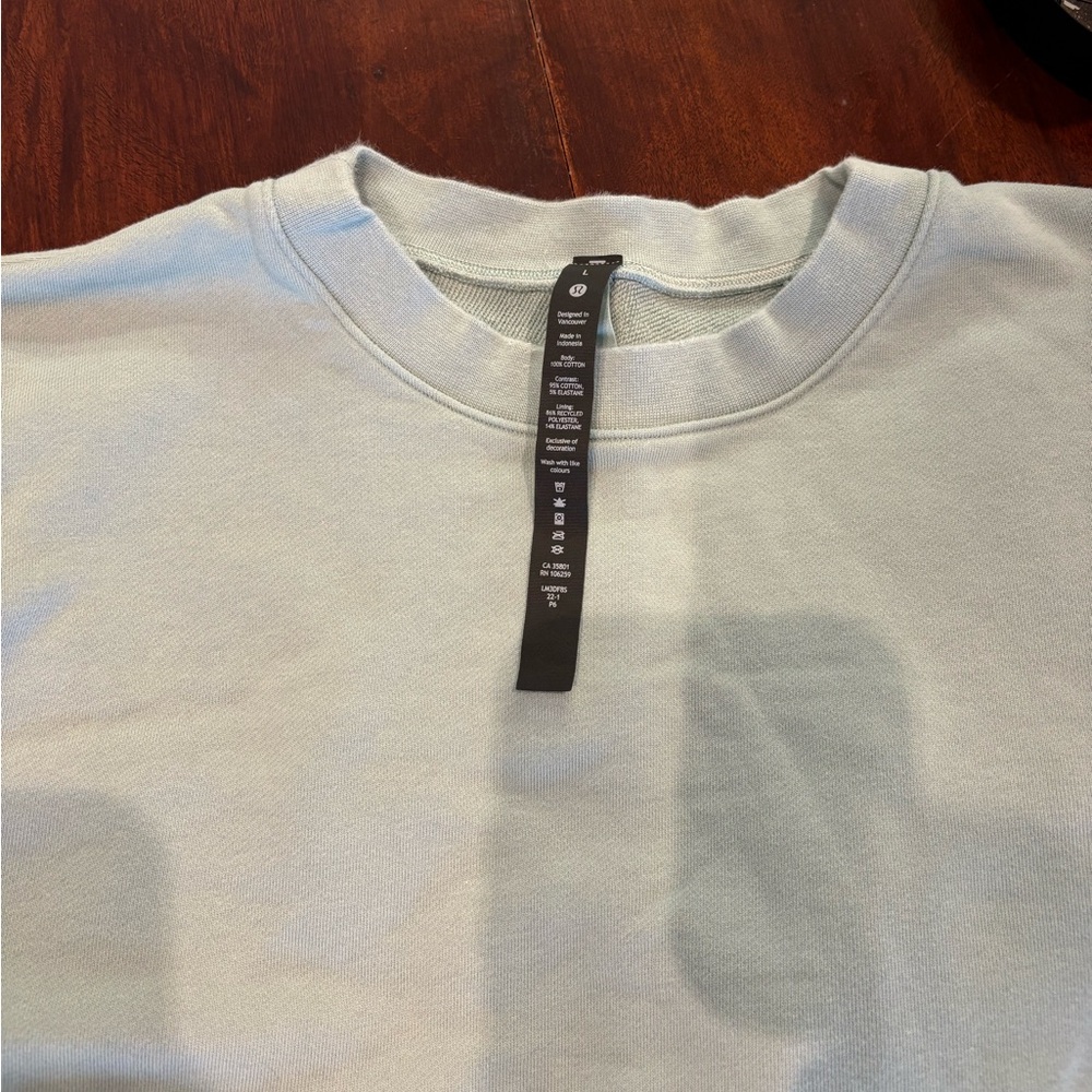 Lululemon french terry crewneck.
